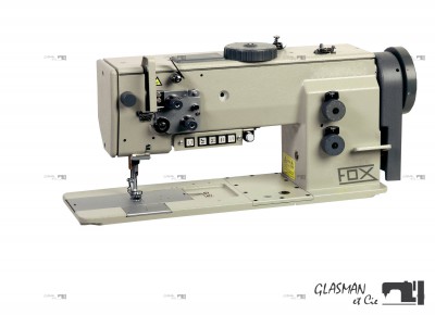 Machine à coudre industrielle triple entraînement 2-aiguille coupe fils FOX WF 1767-2-AUT